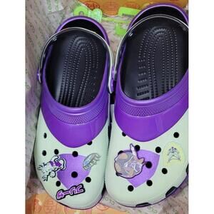 Crocs Classic Clogs Dragon Ball Z Frieza White Purple Men Size 8/W10 NEW